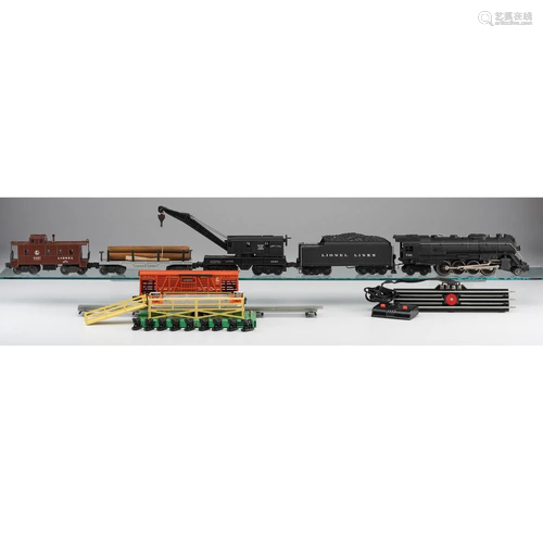 A Group of Lionel Trains and Accessories