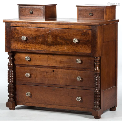 A Transitional Cherry Chest of Drawers