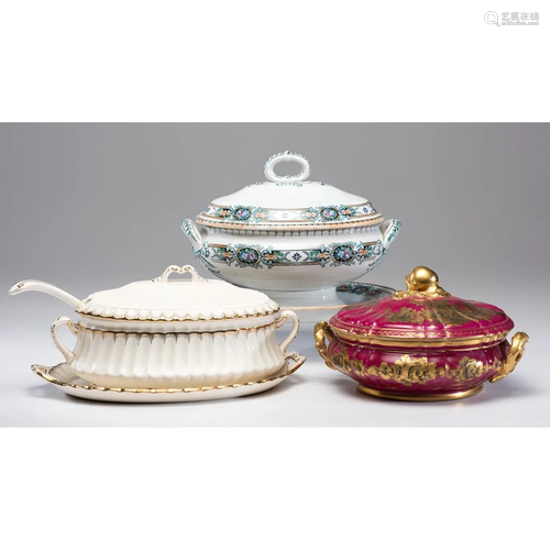 Three Lidded Tureens