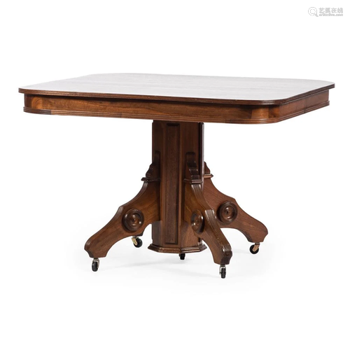 A Victorian Eastlake-style Dining Table in Maho…