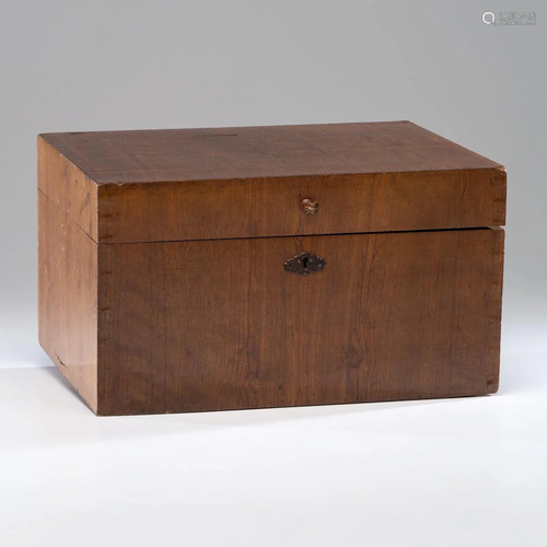 A Southern Sugar Box in Cherry Veneer