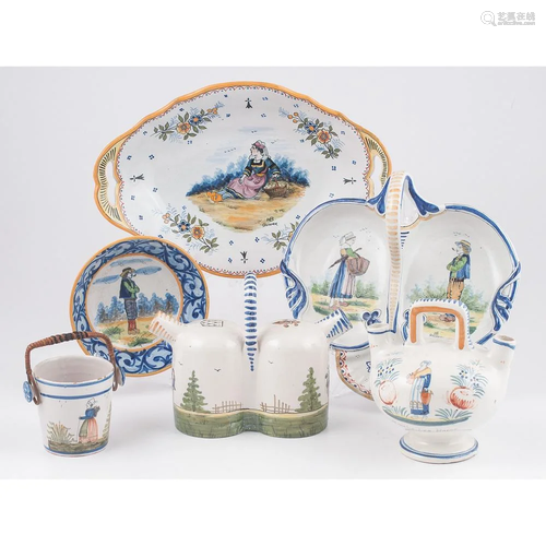 Quimper Assorted Tablewares