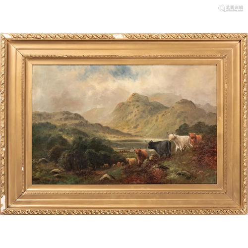 Scottish School, A Pair of Highland Landscap…