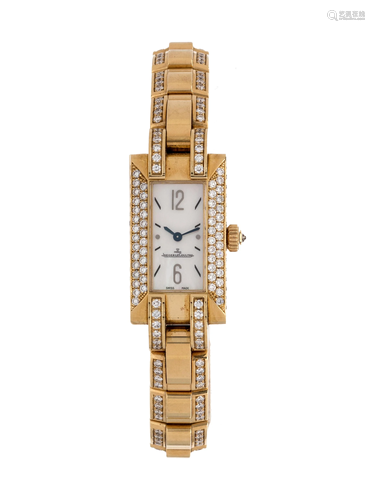 JAEGER-LECOULTRE, 18K YELLOW GOLD AND …