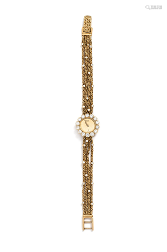 CHOPARD, 18K YELLOW GOLD AND DIA…