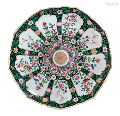 A Japanese Polychrome Enameled Porc…