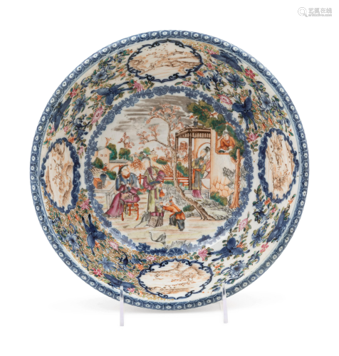 A Chinese Export Famille Rose Porcelain Bow…