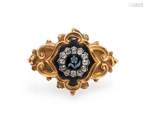 VICTORIAN, YELLOW GOLD, HARDSTO…