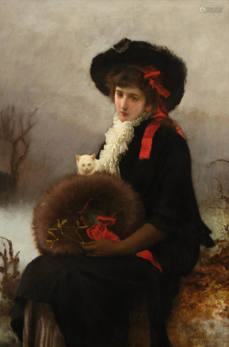 Marcus Stone (British, 1840-1921) Lady …