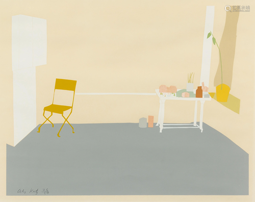 Alex Katz (American, b. 1927) Gray Interior, 19…