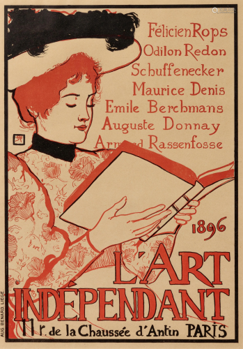 Armand Rassenfosse (Belgian, 1862-1934) L'Art