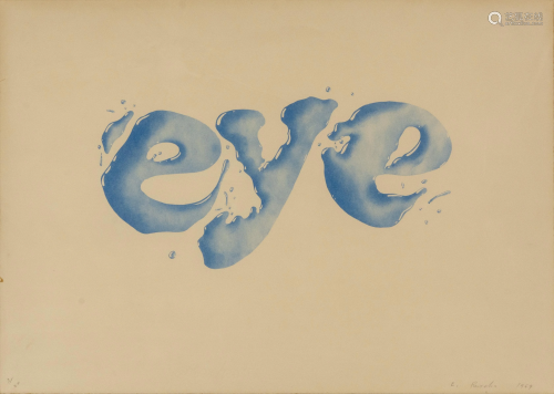 Ed Ruscha (American, b. 1937) Eye, …