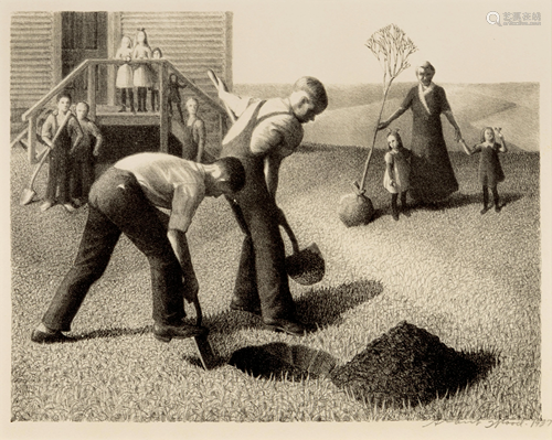 Grant Wood (American, 1891-1942) Tr…