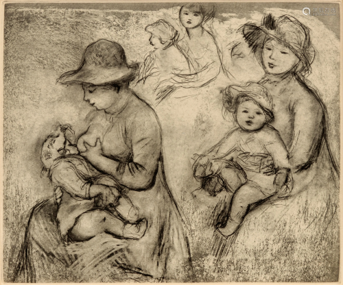 Pierre-Auguste Renoir (French, 1841-1919) Trois