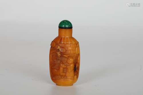 Qing Honey wax, snuff bottle