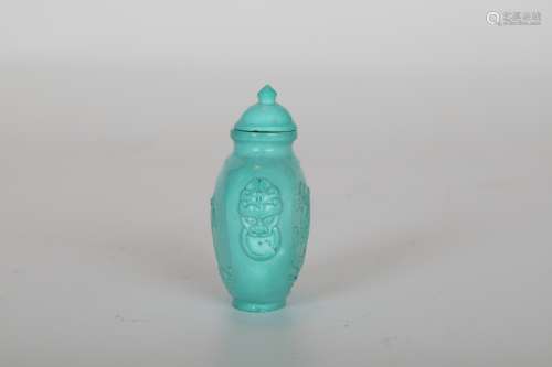 Qing Turquoise snuff bottle