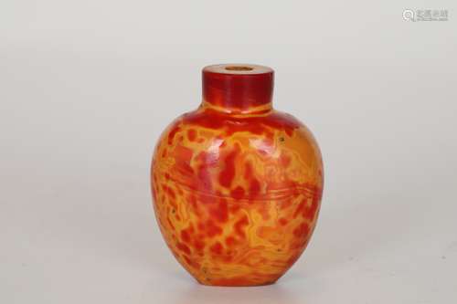 18th Realgar snuff bottle