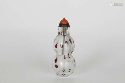 Qing Glass gourd snuff bottle