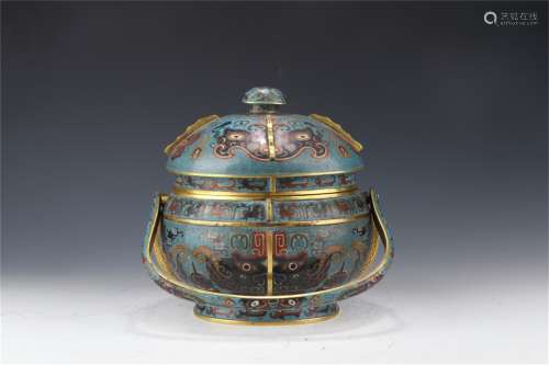 A Chinese Cloisonne Teapot