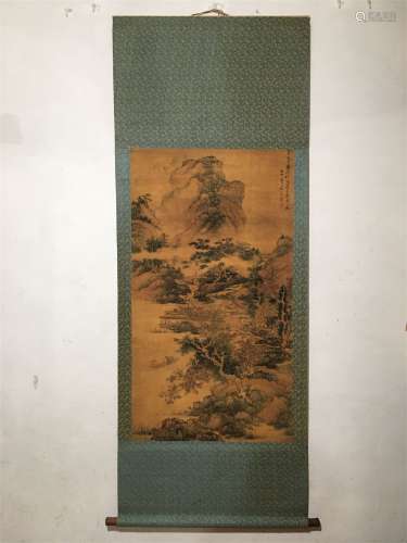 A Chinese Scroll Painting,Lan Ying Mark