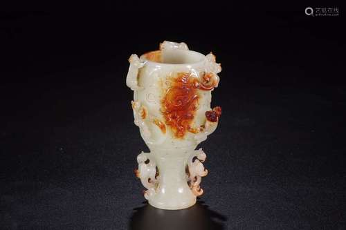 A HETIAN JADE CUP