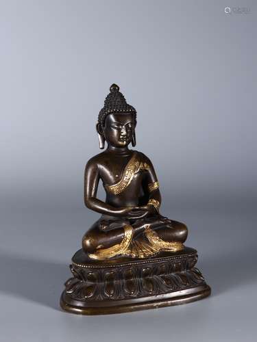 A COPPER BUDDHA