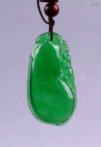 Qing dynasty Ice green Jadeite