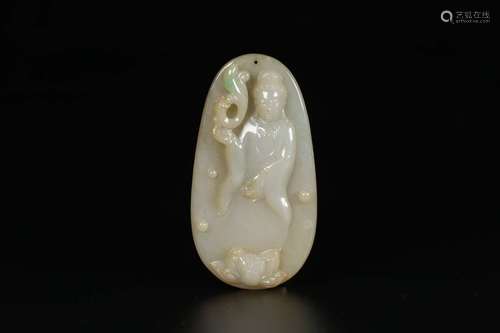 A QING JADEITE TABLET