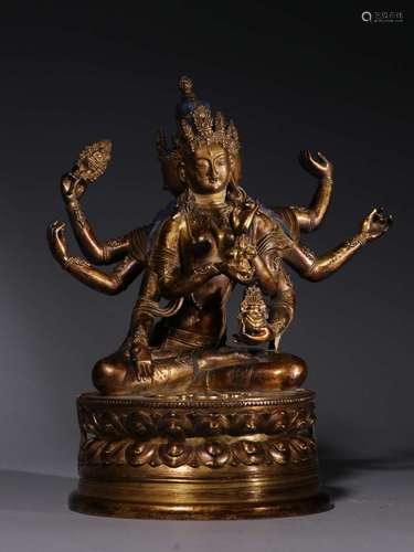 A COPPER BUDDHA