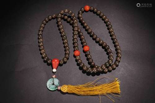 A CHENXIANG WOOD ROSARY