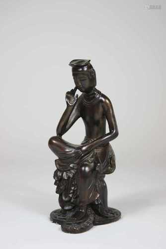 Bronzefigur eines nachdenklichen Bodhisattva, nach dem südkoreanischen Nationalschatz Nr. 83,