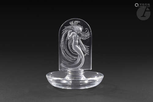 MAISON LALIQUE D'APRÈS UN MODÈLE DE RENÉ LALIQUE (1860-1945) Naïade, modèle créé le [7 novembre