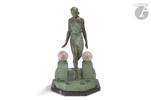 FAYRAL (PIERRE LE FAGUAYS, DIT) (1892-1962) SCULPTEUR & MAX LE VERRIER FONDEUR ÉDITEUR Nausicaa