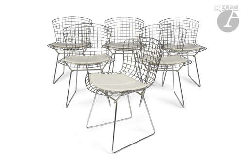 HARRY BERTOÏA (1915-1948) DESIGNER & KNOLL INTERNATIONAL ÉDITEUR Wire, le modèle créé en [1952]