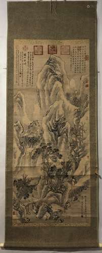 Chinese Painting Of Landscape, Wang Hui