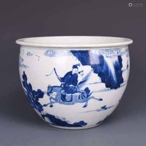 Blue And White Porcelain  Planter