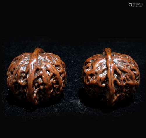A Pair Of Old Walnuts
