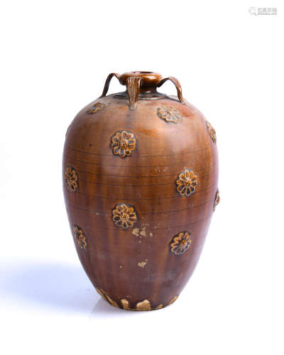 Chinese Brown Glazed Vessel