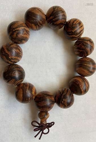 Chinese Agarwood Chenxiang Beads Bracelet