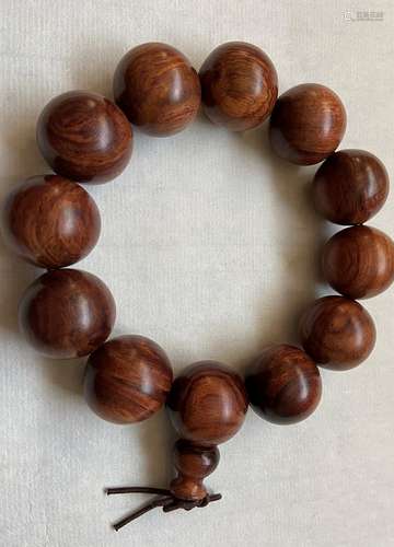 Chinese Agarwood Chenxiang Beads Bracelet