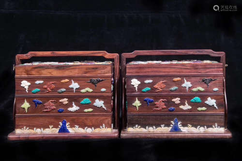 Chinese Antique Roswood Box