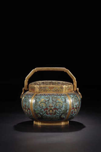 Chinese Antique Cloisonne Enamel Censer