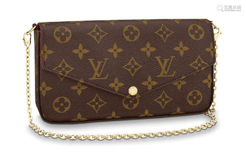 LV 路易威登 Pochette Félicie 单肩斜跨链条包