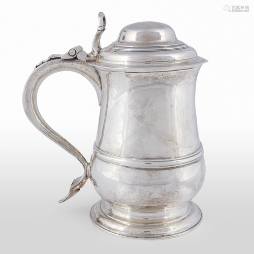 A George III sterling silver tankard, Thomas W…