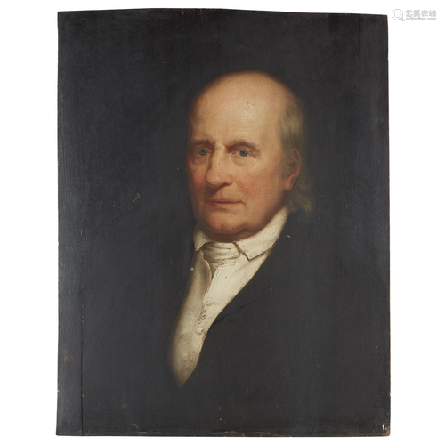 American School 19th century, Portrait of …