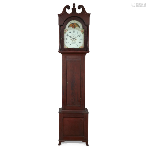 Federal mahogany tall case clock, John Whit…