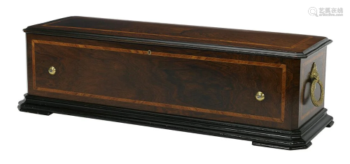 Large Rosewood Cylinder Music Box