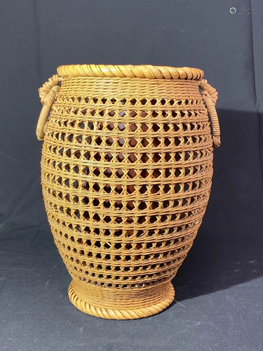 Japanese Signed Bamboo Vase