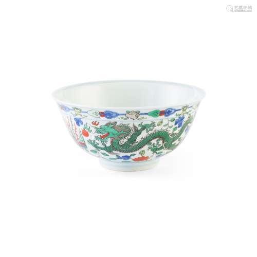 FAMILLE ROSE 'DRAGON AND PHOENIX' BOWL