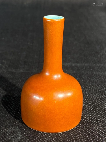 Chinese Coral Red Glazed Miniture Vase